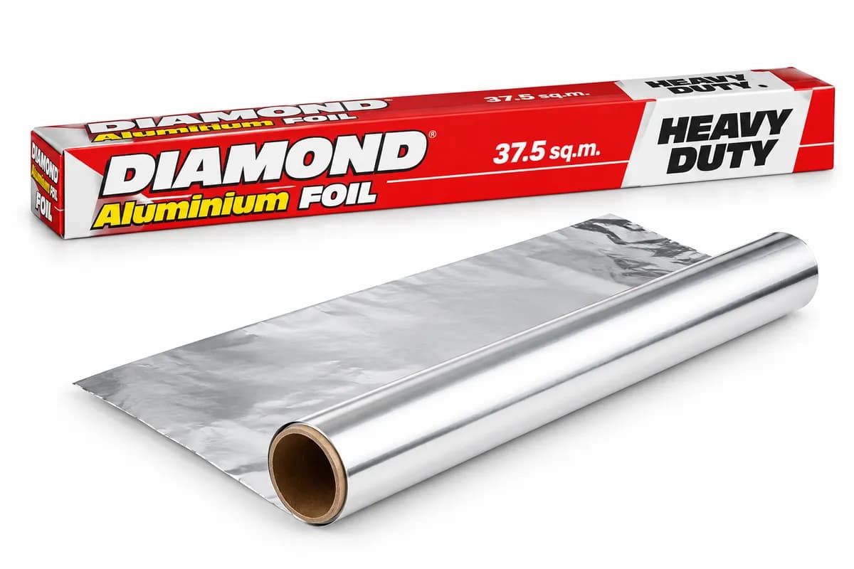 Diamond Heavy Duty Aluminium Foil - 37.5 sq.m.