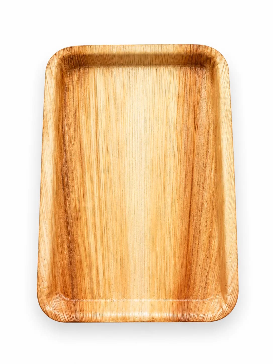 ইকো-ফ্রেন্ডলি সুপারি পাতার আয়তাকার ফুড বক্স উইথ লিড / টেক-অ্যাওয়ে কন্টেইনার
